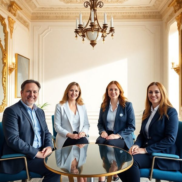 Čtyři finanční poradci v kanceláři Atelier Plzeň v Liberci